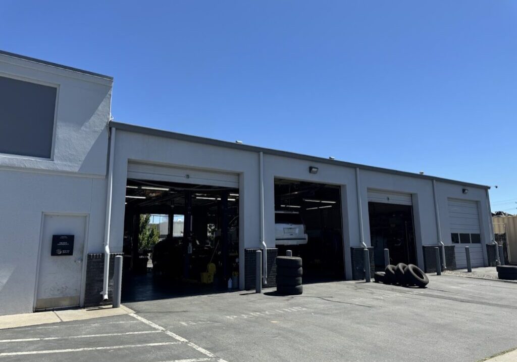 Reno Auto Works shop building and service entrance in Reno
